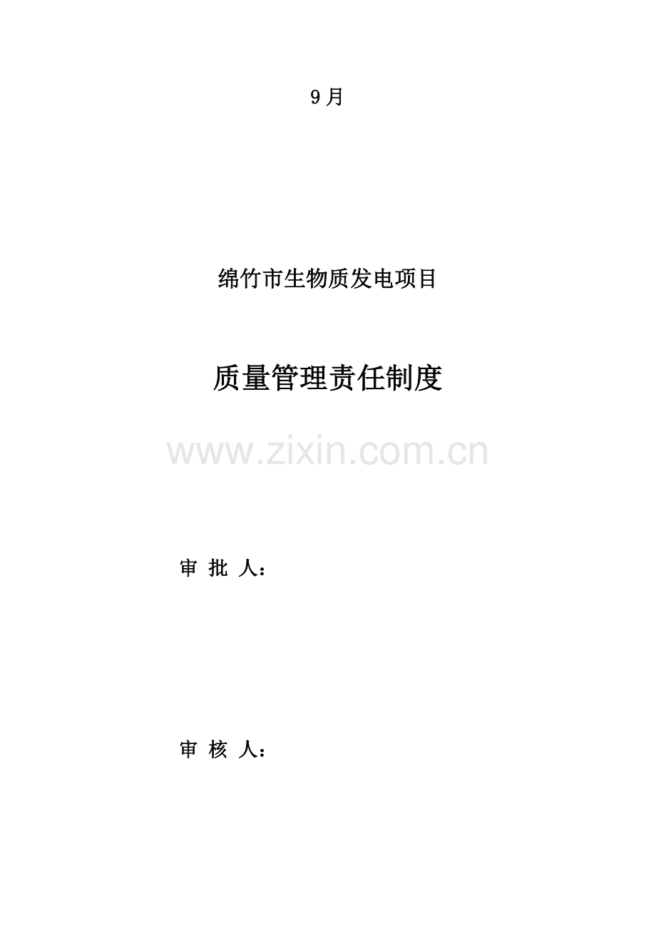 综合项目工程质量管理责任新规制度.doc_第2页