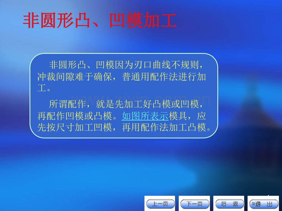 非圆形形凸凹模的机械加工省公共课一等奖全国赛课获奖课件.pptx_第1页