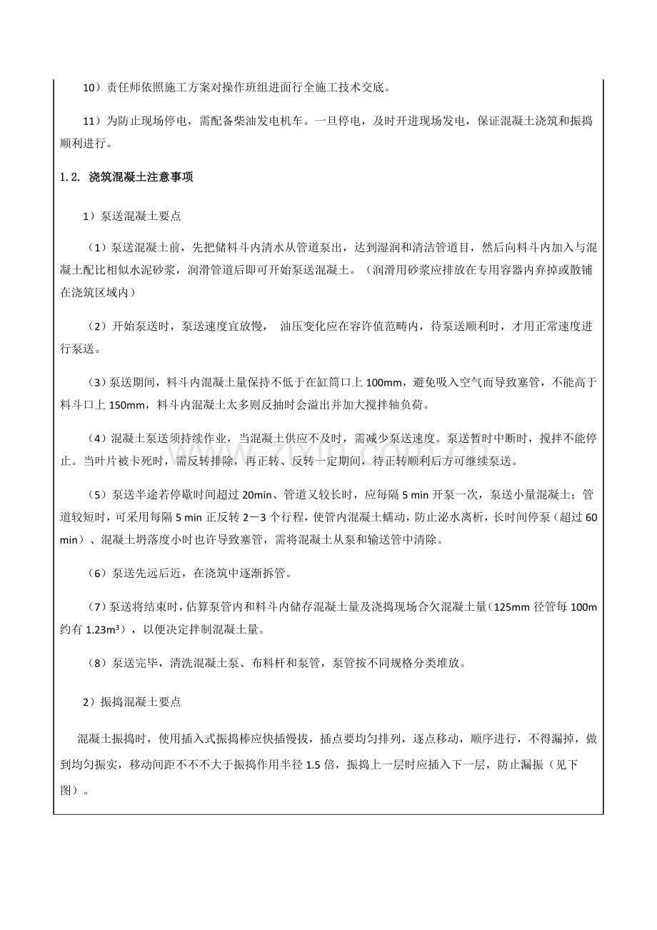 混凝土浇筑及养护关键技术交底.doc_第2页