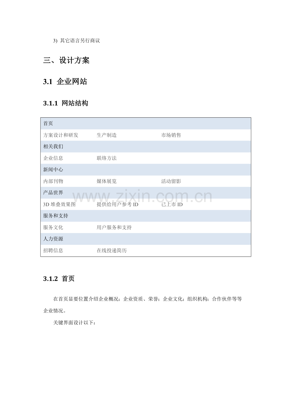 网站设计方案说明书范本样本.doc_第2页