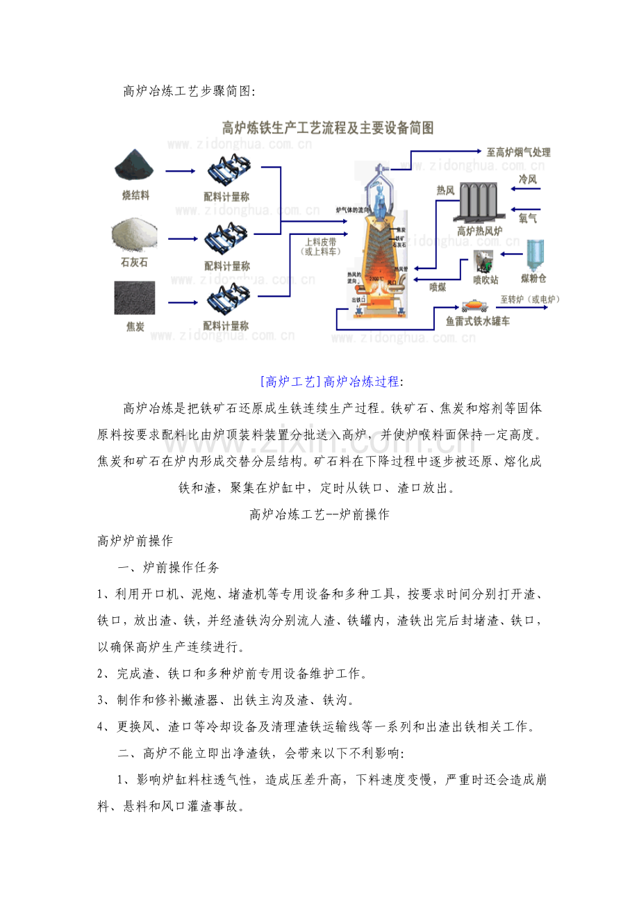 高炉炼铁生产工艺流程简介模板.doc_第2页