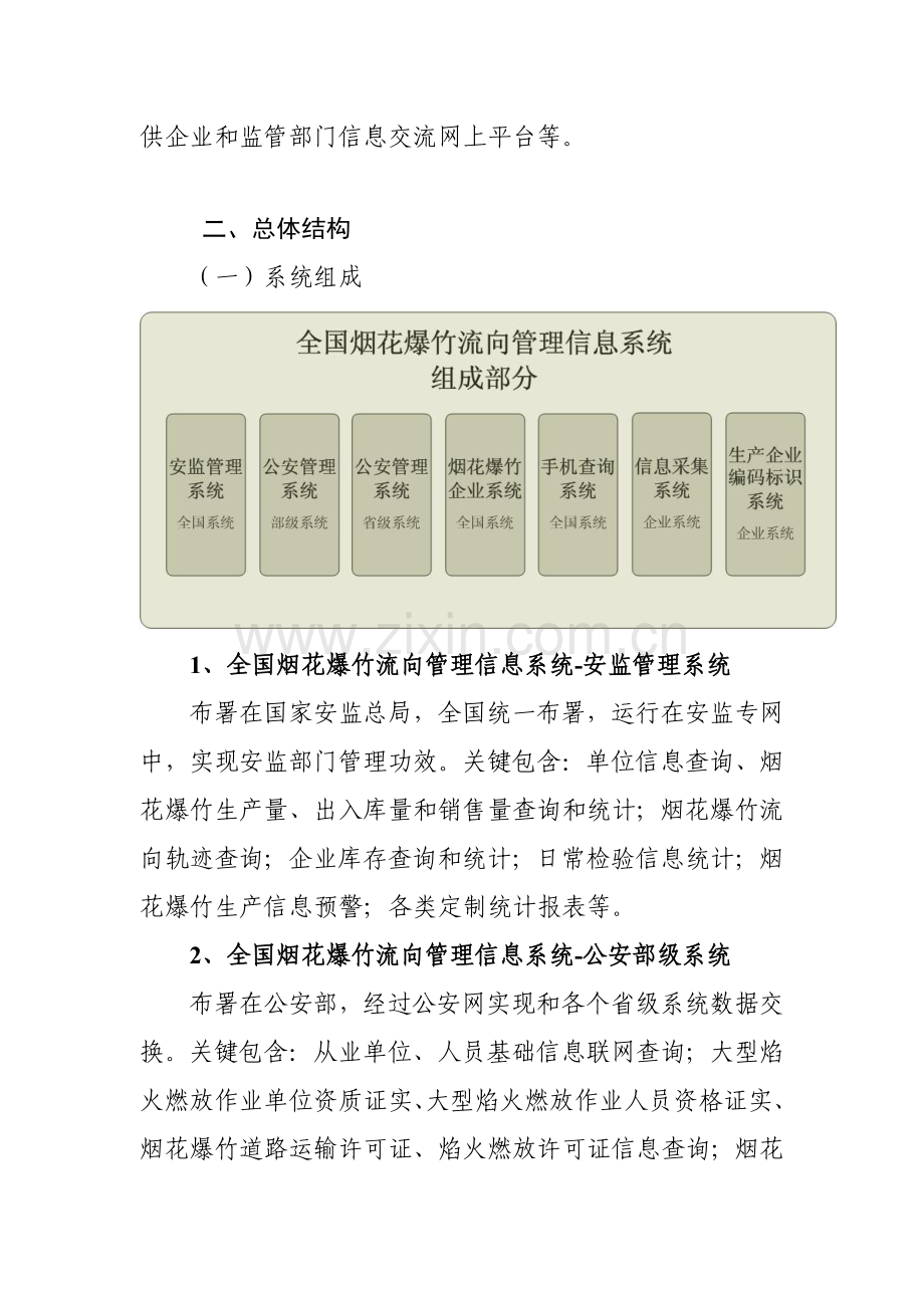 烟花爆竹流向管理信息系统功能及流程说明模板.doc_第2页