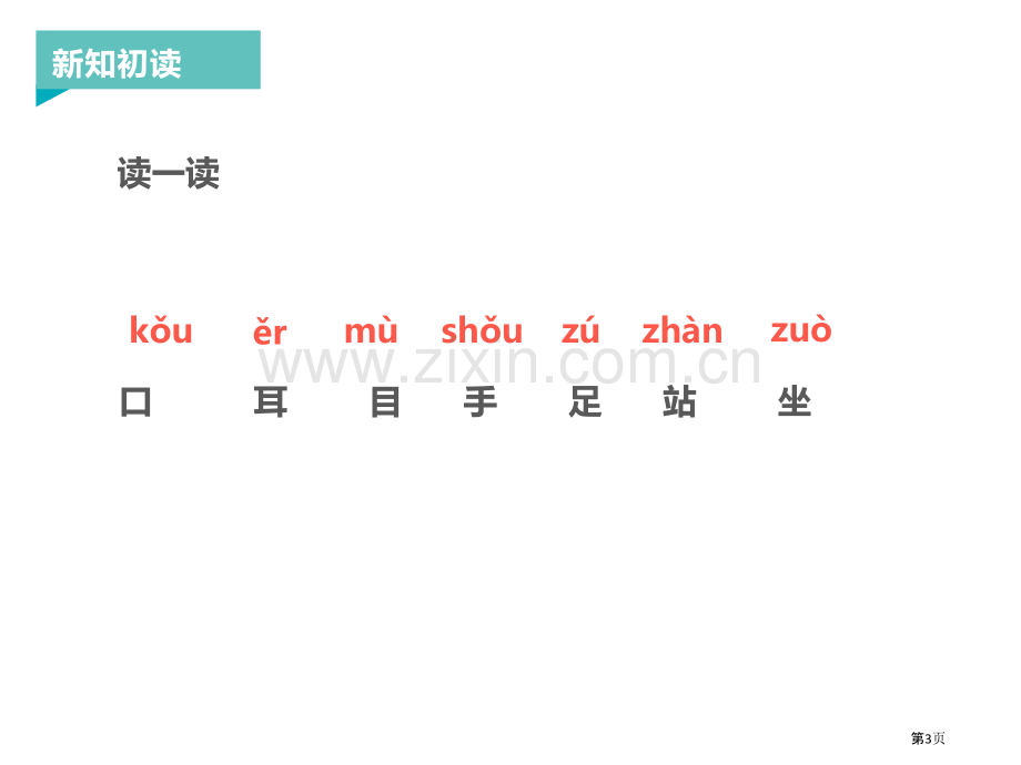 识字3口耳目省公开课一等奖新名师比赛一等奖课件.pptx_第3页