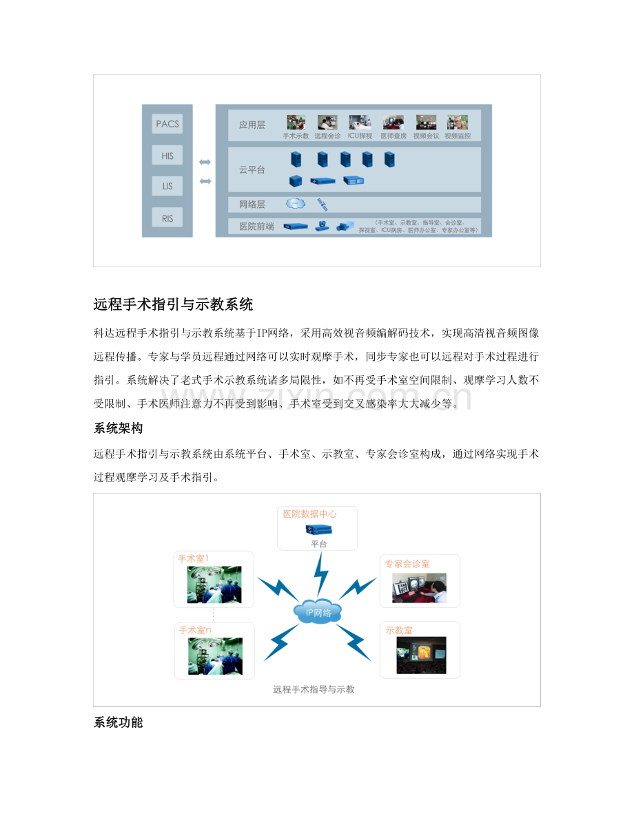 科达医疗云视讯系统解决专项方案.doc_第2页