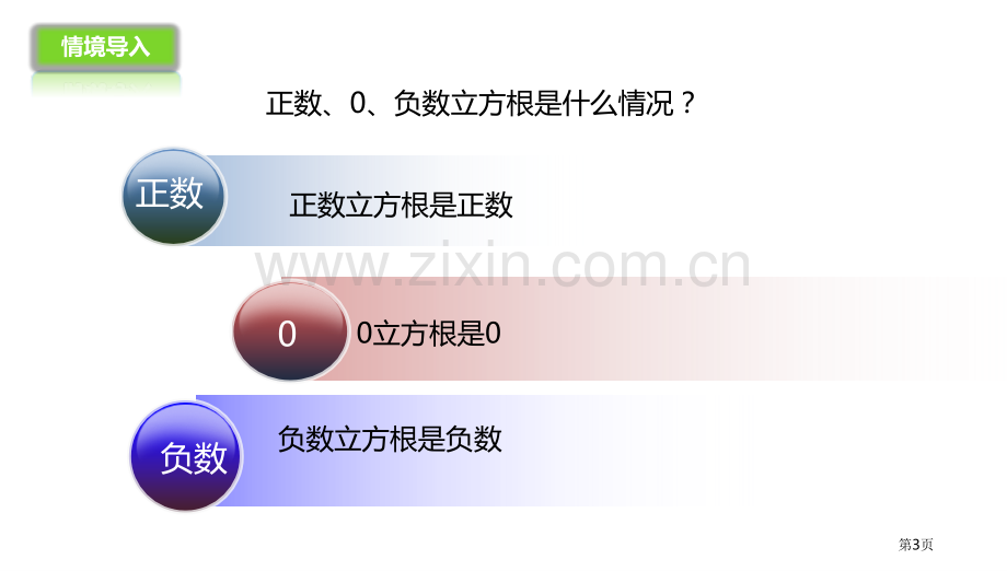 立方根实数教学课件省公开课一等奖新名师比赛一等奖课件.pptx_第3页