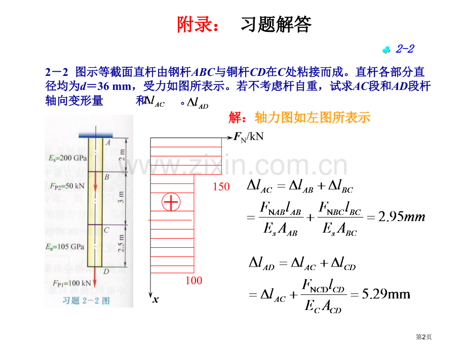 南工大材料力学作业答案省公共课一等奖全国赛课获奖课件.pptx_第2页