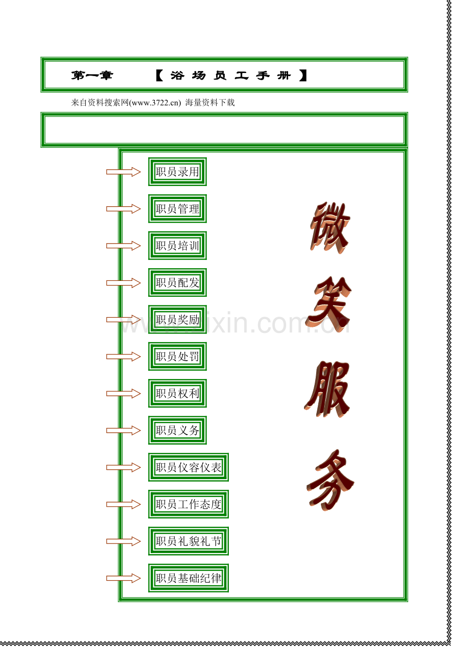 浴场员工手册模板.doc_第1页