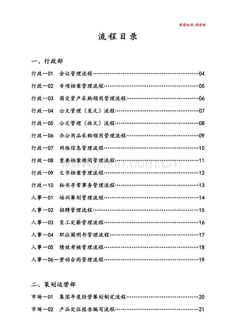 碧桂园集团全套管理作业流程图.doc_第1页