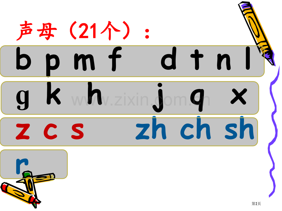 汉语拼音表和拼读练习试题声母韵母整体认读音节拼读市公开课一等奖百校联赛获奖课件.pptx_第1页
