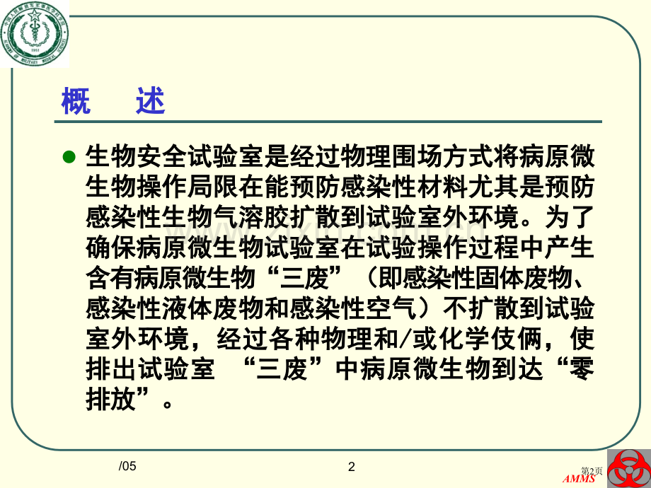 生物安全实验室的检测验证全国培训班省公共课一等奖全国赛课获奖课件.pptx_第2页