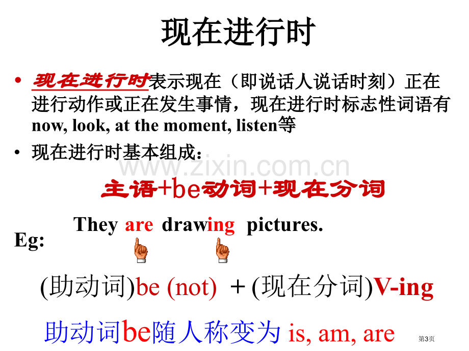 现在进行时市公开课一等奖百校联赛获奖课件.pptx_第3页