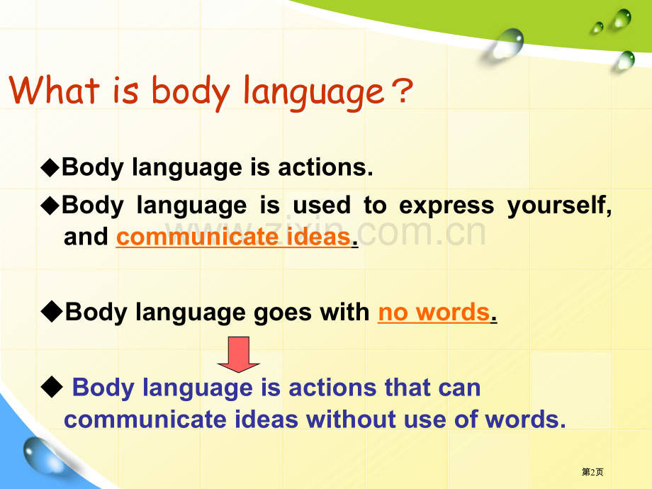 高中英语必修四第四单元BodylanguageReading省公共课一等奖全国赛课获奖课件.pptx_第2页