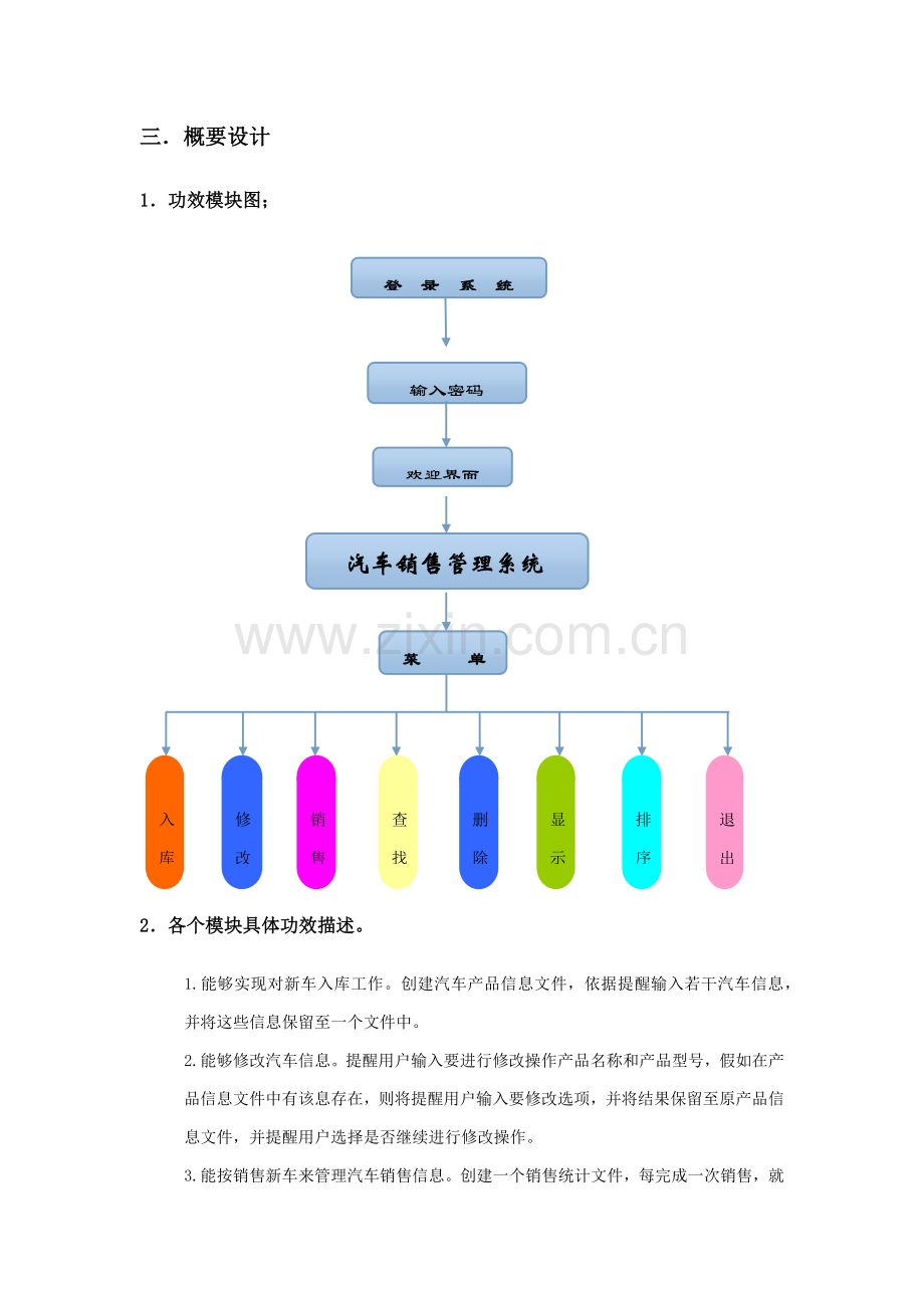 汽车销售标准管理系统C语言版.docx_第3页