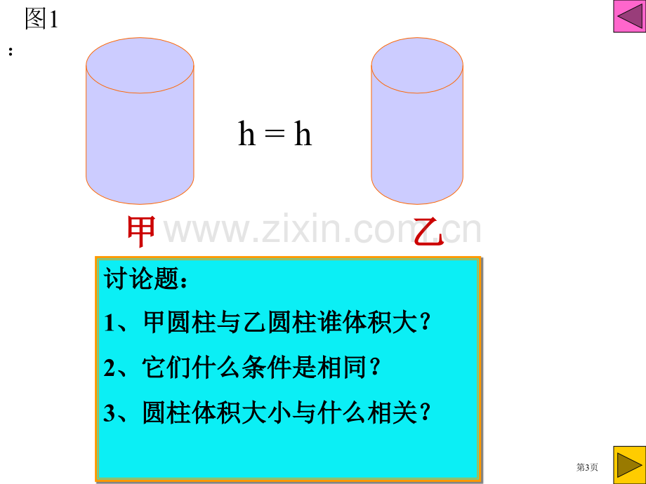 圆柱体积省公共课一等奖全国赛课获奖课件.pptx_第3页