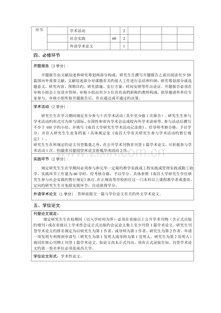 机械制造及其自动化专业硕士专题研究生培养专题方案.docx_第3页