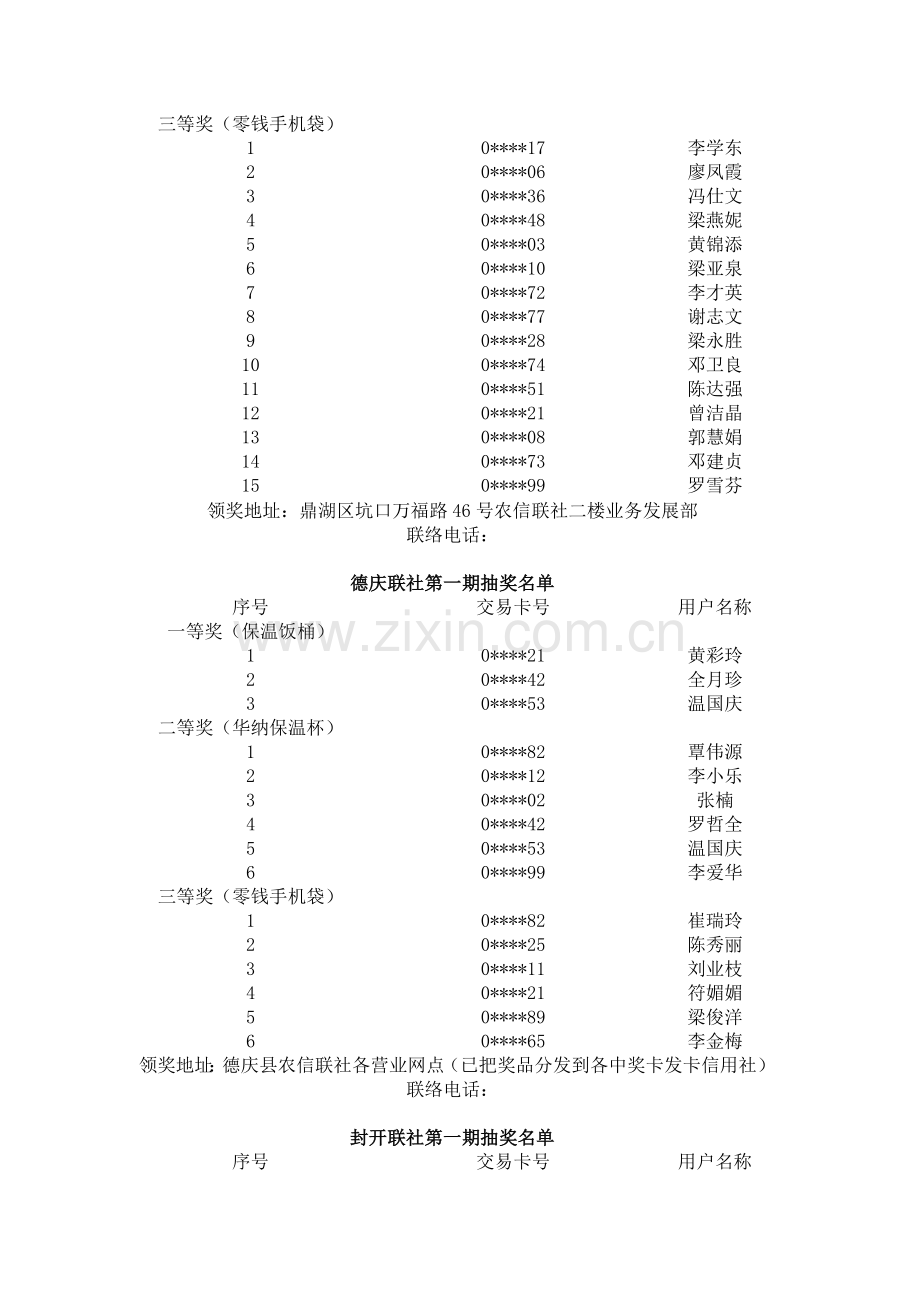 肇庆农信社珠江平安卡统一宣传营销活动方案样本.doc_第3页