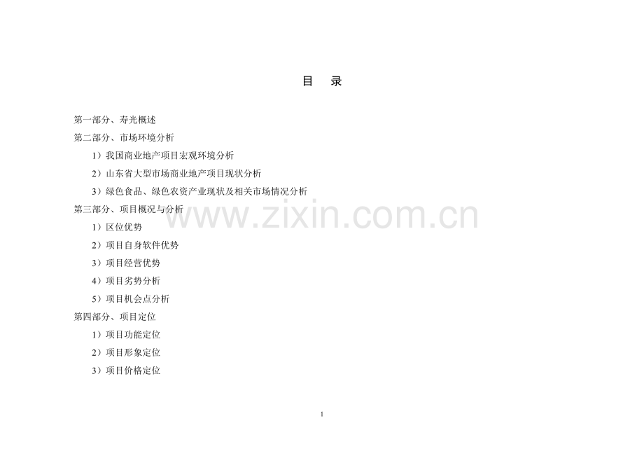 寿光幸福路物流项目建设可行性研究报告.doc_第1页