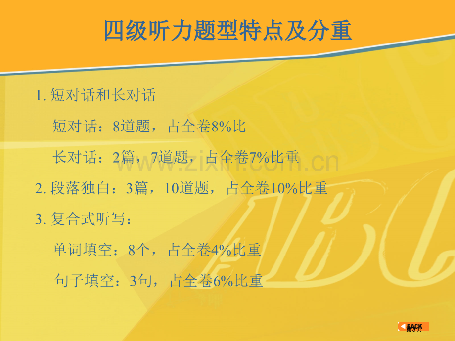 浅谈大学英语四级听力攻略市公开课一等奖百校联赛特等奖课件.pptx_第3页