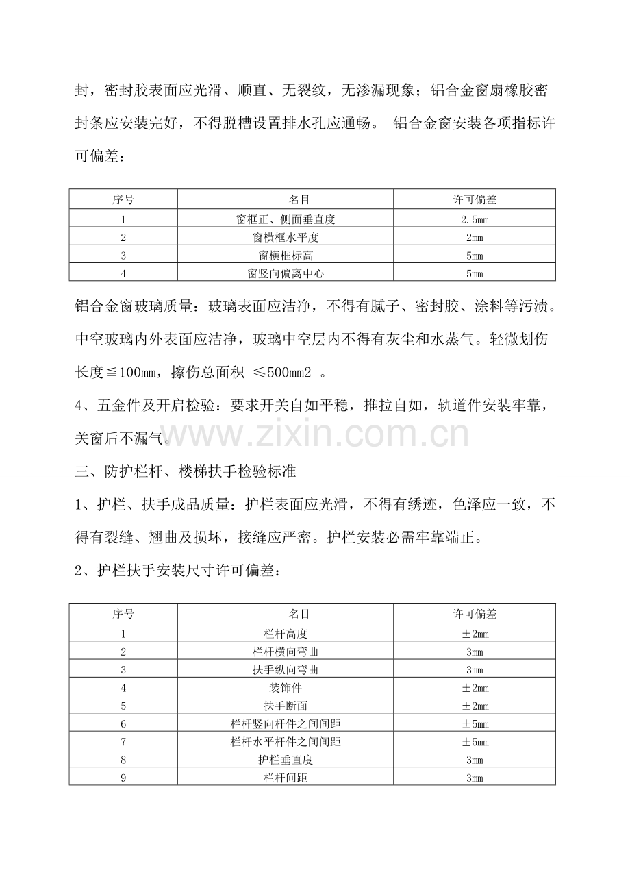 毛坯房综合项目工程验收统一标准.doc_第2页