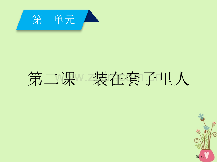 装在套子里的人省公开课一等奖新名师比赛一等奖课件.pptx_第1页