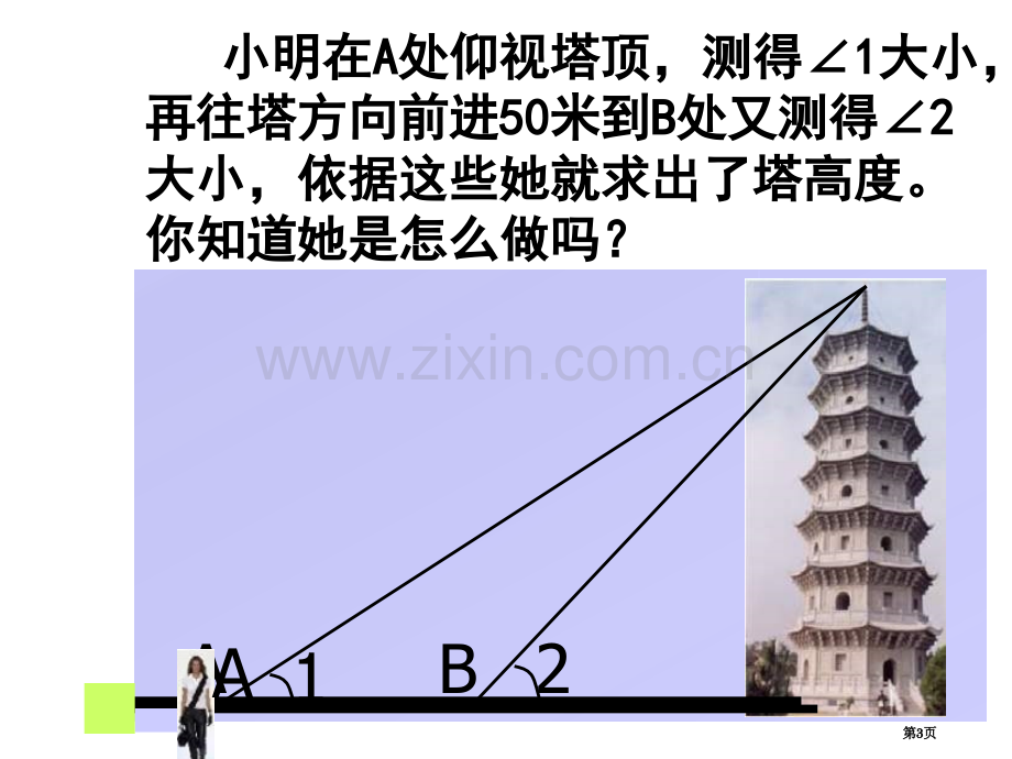 直角三角形的边角关系下学期浙教版省公共课一等奖全国赛课获奖课件.pptx_第3页