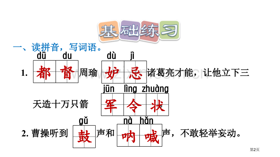 草船借箭省公开课一等奖新名师比赛一等奖课件.pptx_第2页