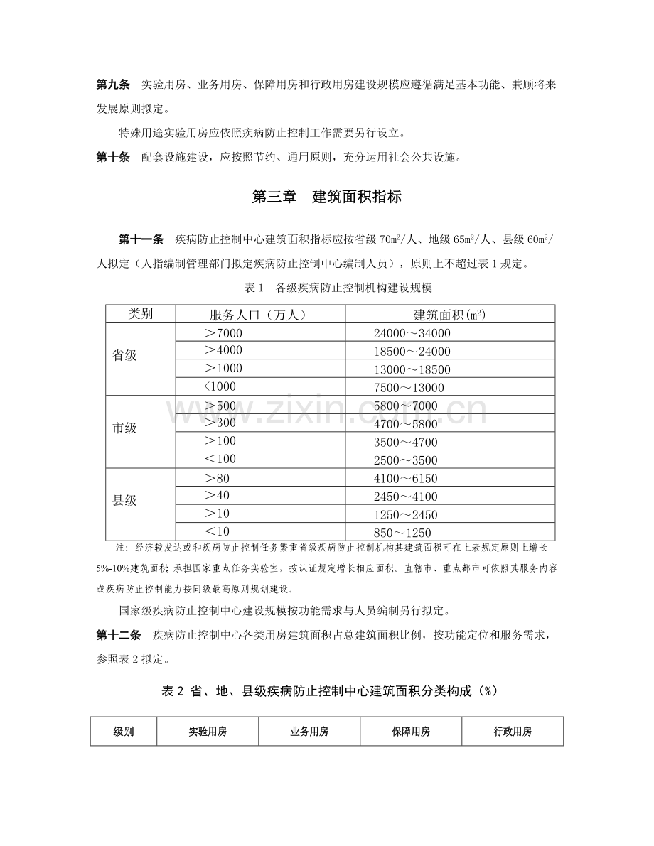 疾病预防控制中心建设统一标准.doc_第3页