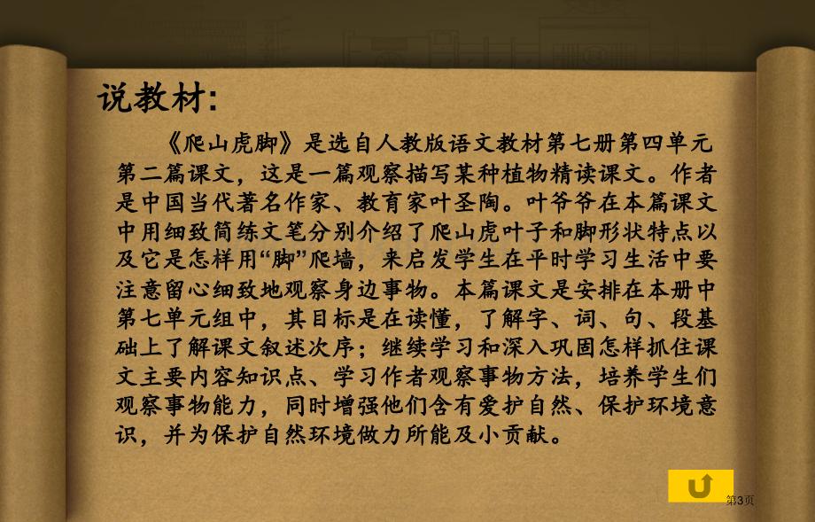 爬山虎的脚说课市公开课一等奖百校联赛获奖课件.pptx_第3页