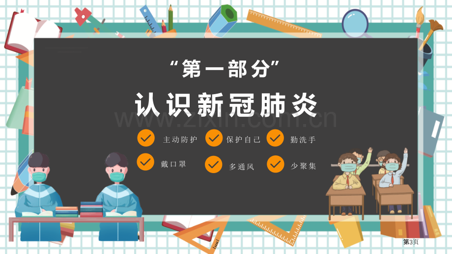 新冠肺炎防控技术方案主题班会省公开课一等奖新名师比赛一等奖课件.pptx_第3页