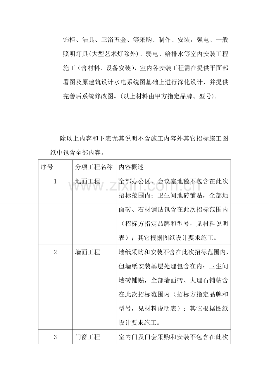 置业公司办公楼装修工程招标文件模板.doc_第3页