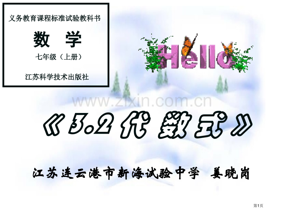 3.2代数式-省省公共课一等奖全国赛课获奖课件.pptx_第1页