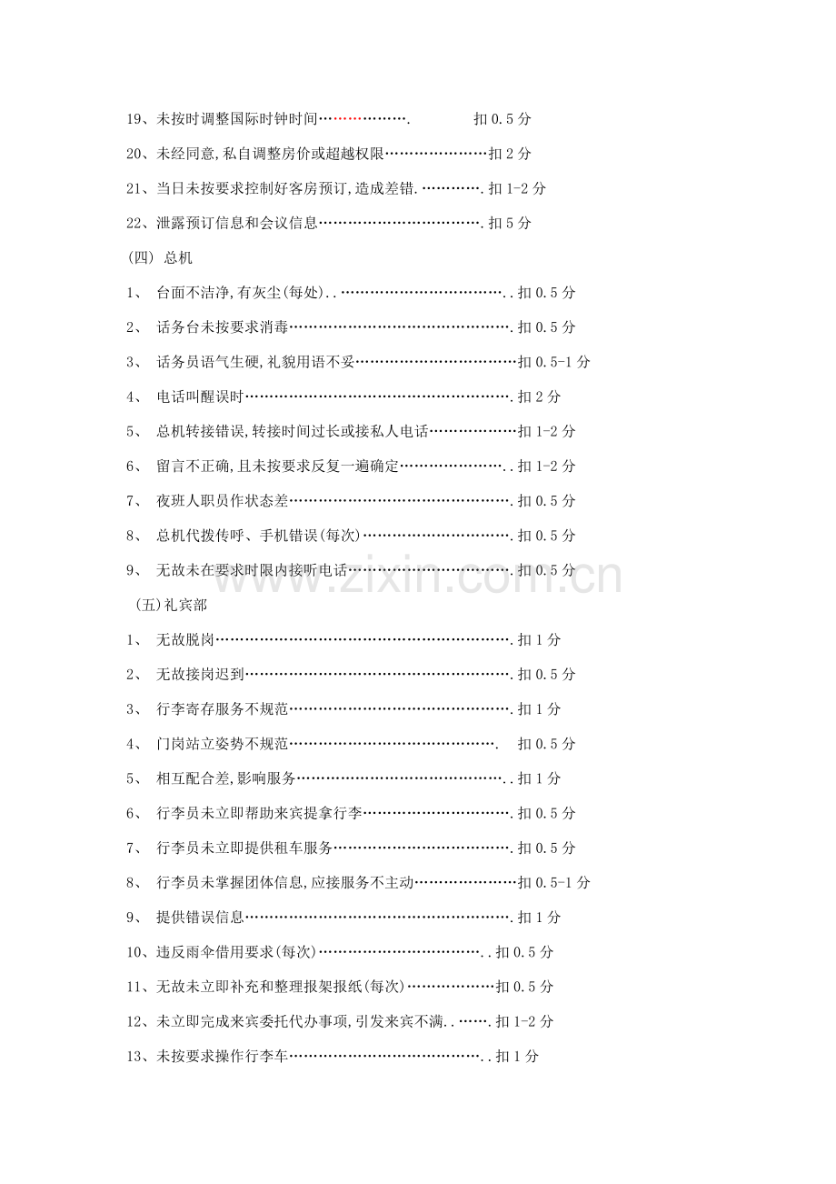 酒店员工服务质量评审细则模板.doc_第3页