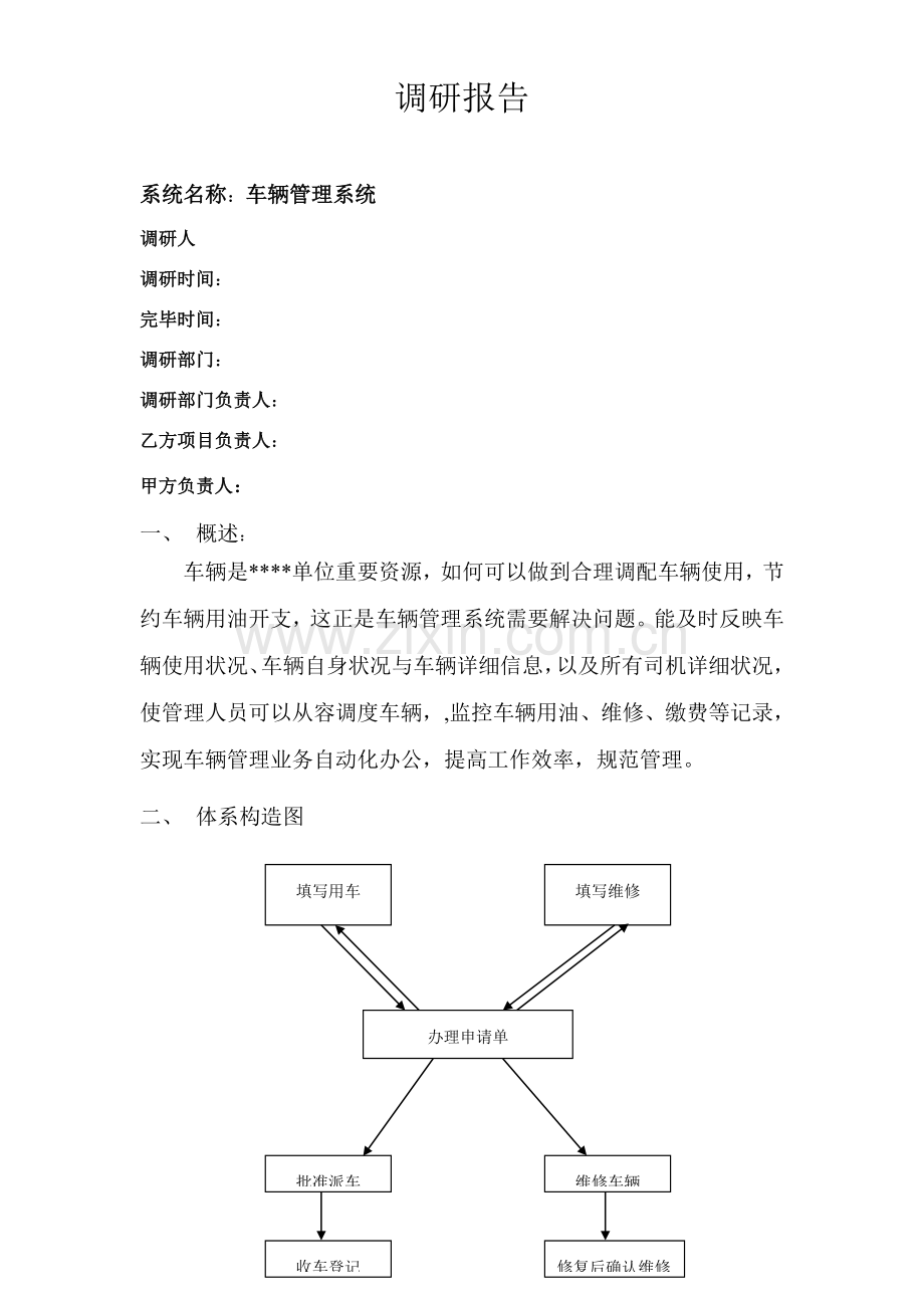 车辆标准管理系统调研分析报告.doc_第1页