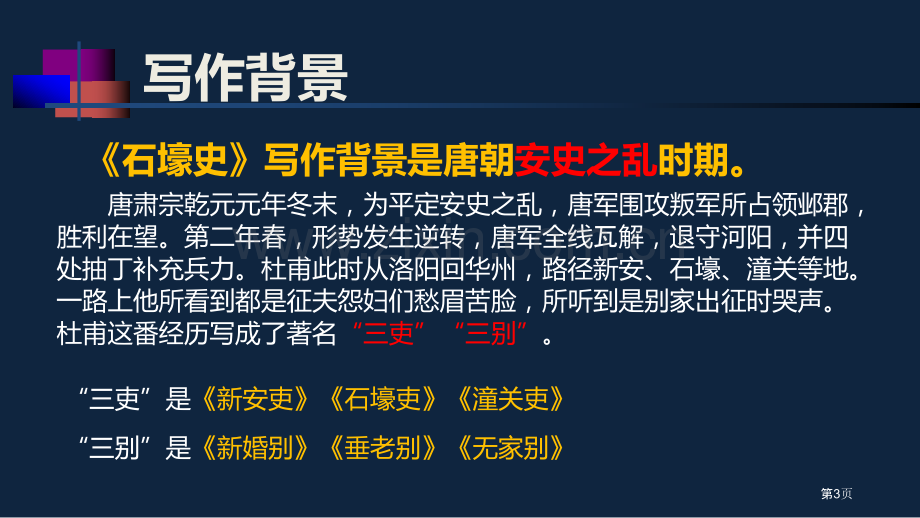 石壕吏课件省公开课一等奖新名师比赛一等奖课件.pptx_第3页