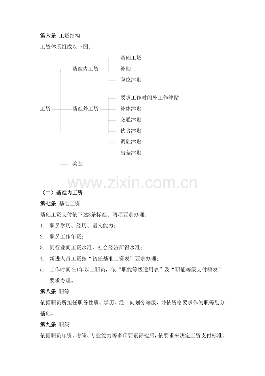 职能工资管理制度样本.doc_第2页