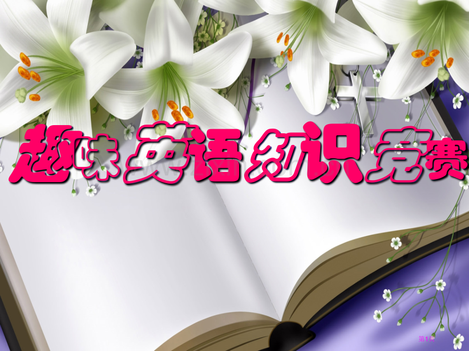 英语趣味知识竞赛题省公共课一等奖全国赛课获奖课件.pptx_第1页