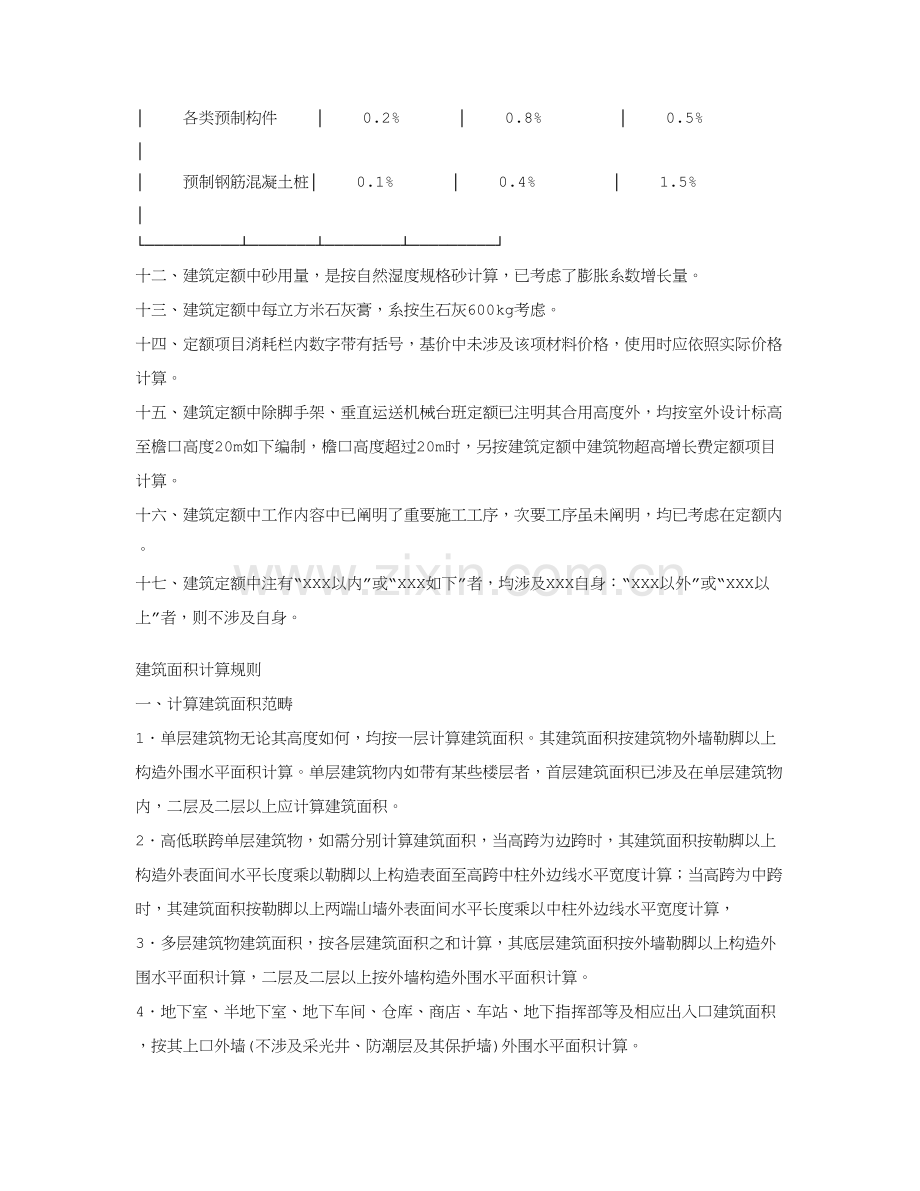 江西省建筑工程装饰装修综合项目工程消耗量定额及统一基价表.doc_第3页