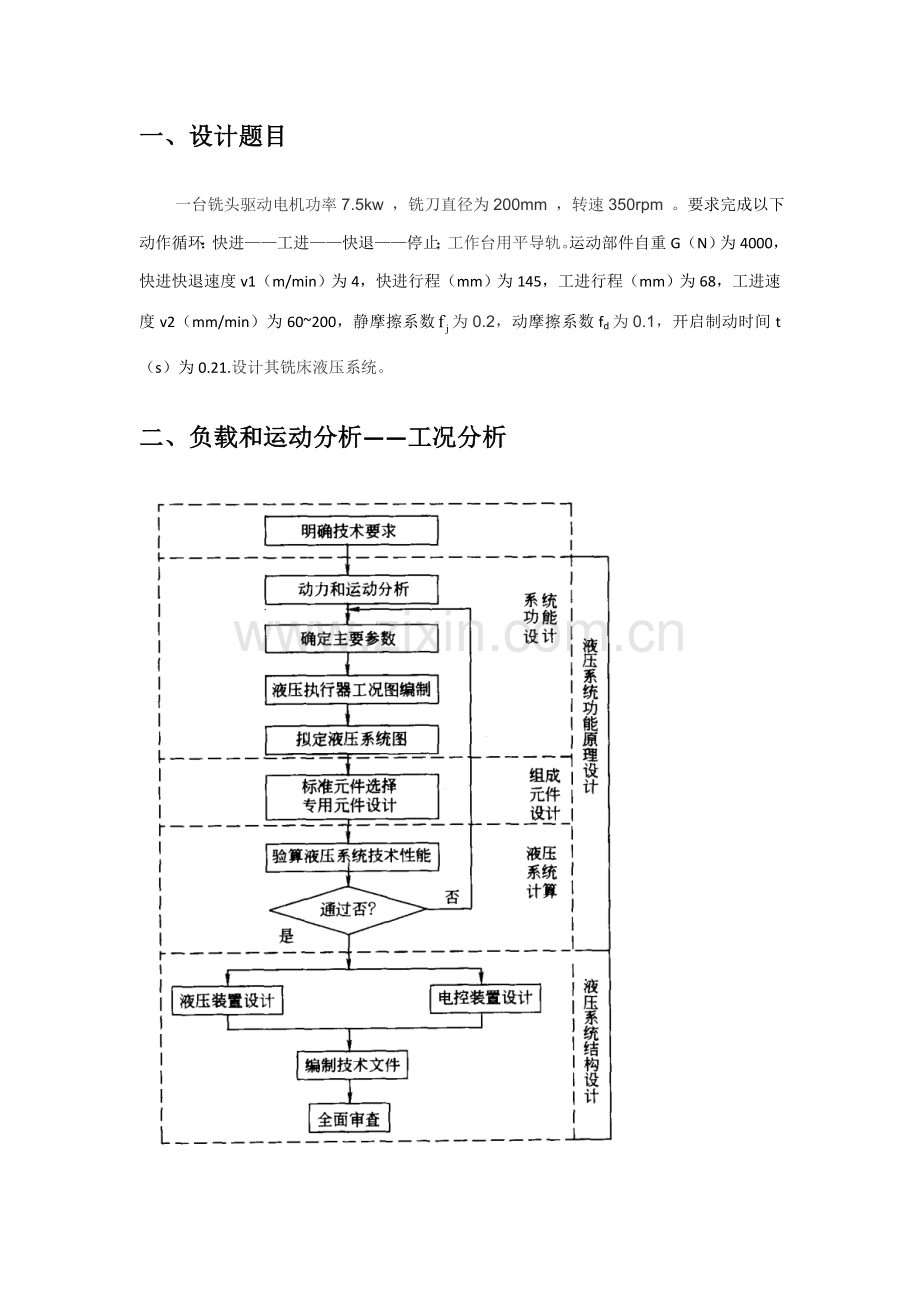 液压优秀课程设计完成版.docx_第3页