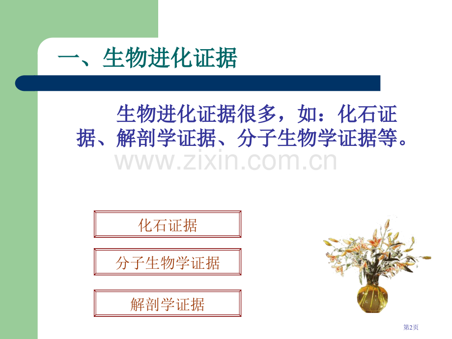 生物进化的证据省公共课一等奖全国赛课获奖课件.pptx_第2页