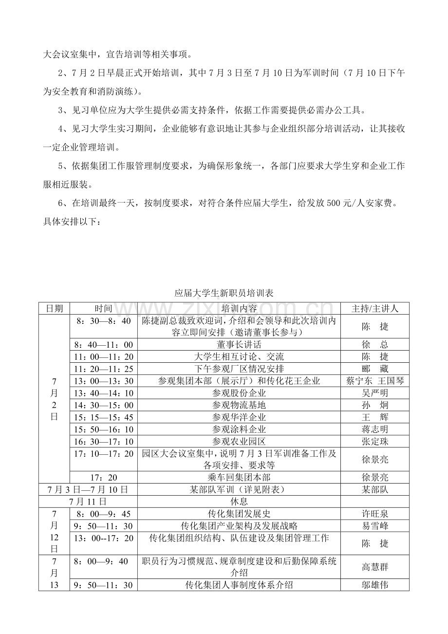 集团应届大学生见习方案样本.doc_第3页