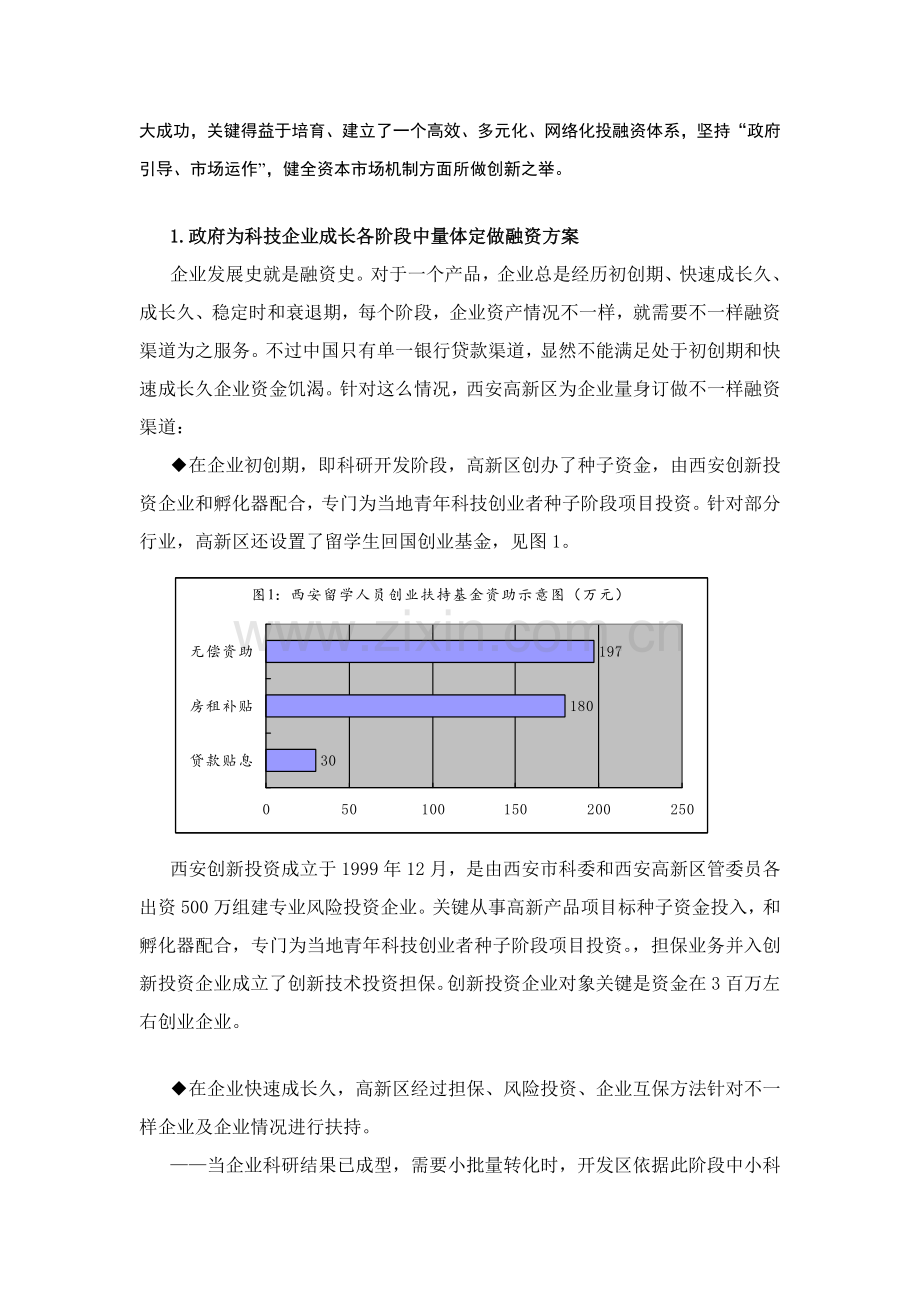 西安高新技术开发区融资情况调研报告样板样本.doc_第3页