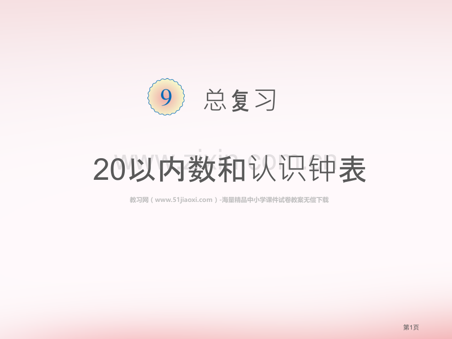 人教版一年级数学上册知识点归纳总结省公共课一等奖全国赛课获奖课件.pptx_第1页