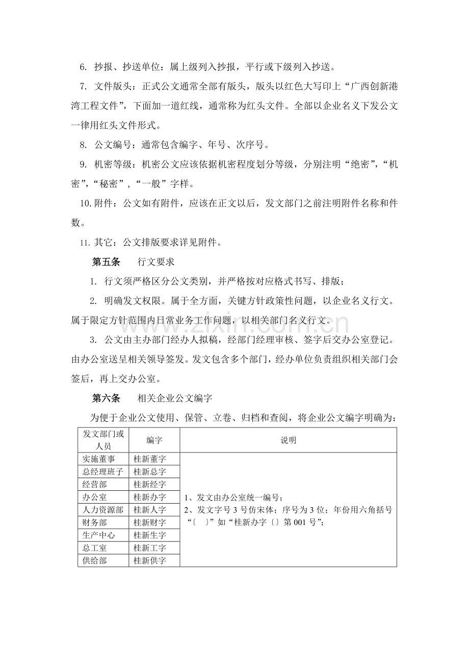 公司发文管理办法与程序模板.doc_第2页