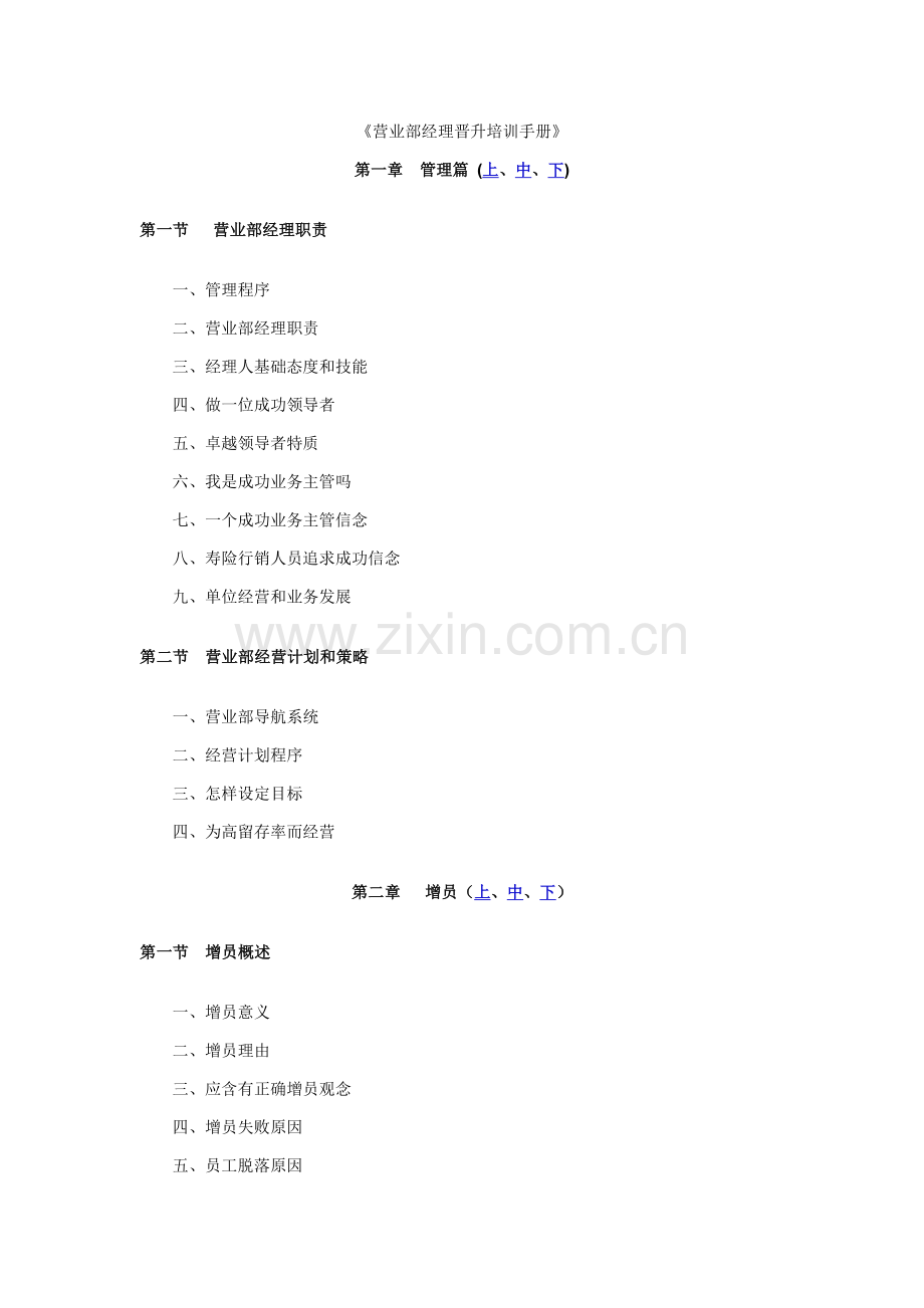 新编营销经理晋升手册模板.doc_第1页