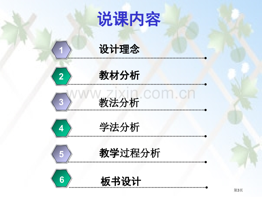 空间直线和平面之间的位置关系说课稿市公开课一等奖百校联赛获奖课件.pptx_第3页