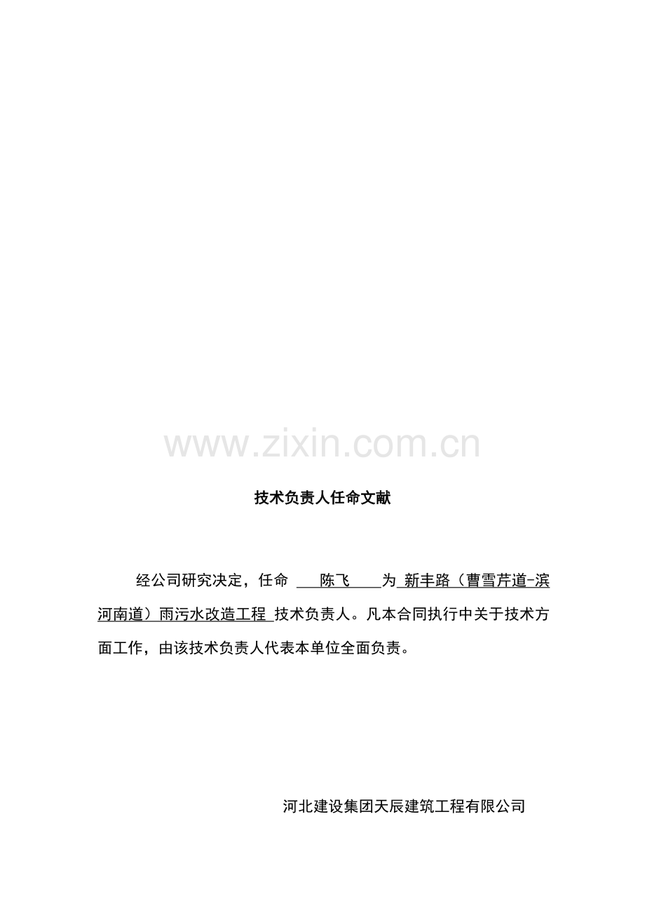 综合项目经理任命书.doc_第2页