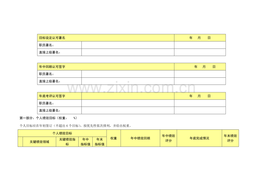 非项目人员绩效考核表模板.doc_第2页