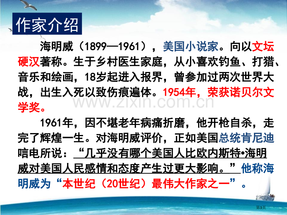 老人与海新版省公开课一等奖新名师比赛一等奖课件.pptx_第3页