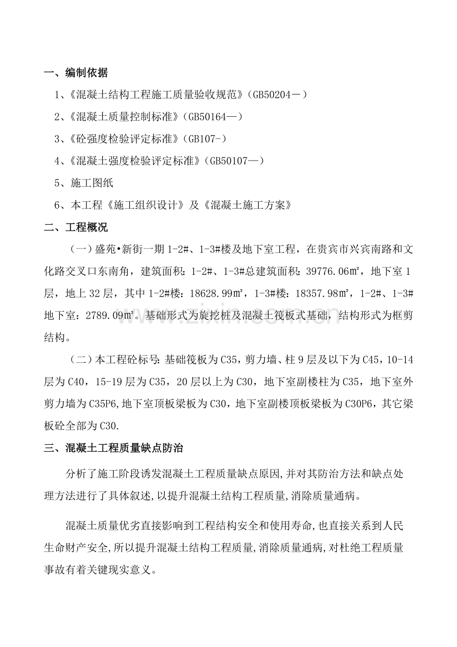 混凝土质量缺陷处理综合项目施工专项方案.doc_第2页