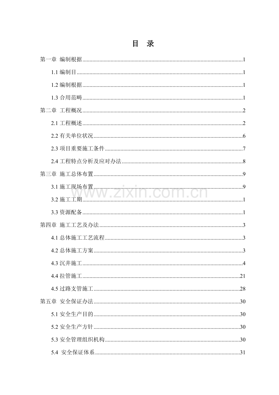 拉管安全专项综合项目施工专项方案.doc_第1页